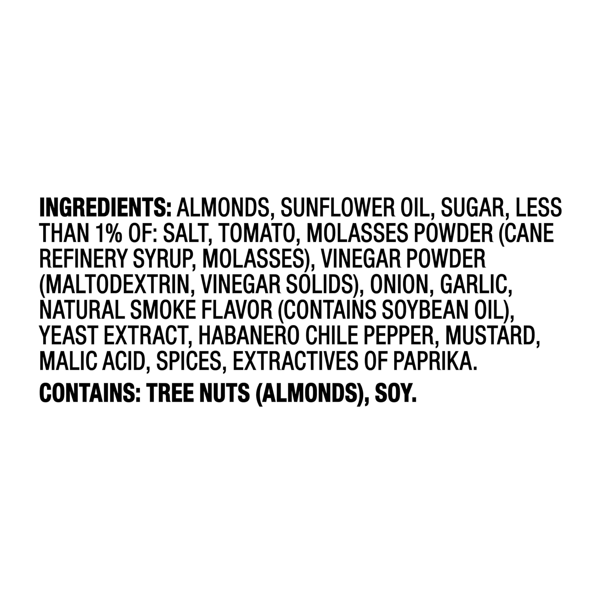 Blue Diamond Almonds Habanero BBQ Flavored Snack Nuts, 25 Oz Resealable Bag (Pack of 1)