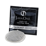 Java One 70500 Coffee Pods, Hazelnut Creme, Single Cup, 14/Box