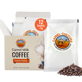 Camel Milk Instant Powdered Coffee Premix - 12 Single Serve Coffee Sachets - Nutrient-Rich Blend & Immune-Boosting Instant Coffee Powder - On-the-Go