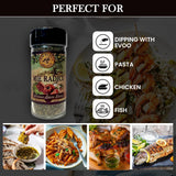 Mie Radici Sicilian Spice - Fresh Dried Herbs, Traditional Flavors - Dipping with EVOO, Grill, Saute, Roast or Simmer | Jar with Shaker top - Pack