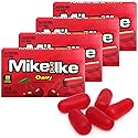 Mike and Ike Cherry Candy, 4 Pack, 0.78OZ Each, Ideal Mike and Ike Candy for Your Favorite Films, Perfect for Sharing with Friends.