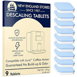 Jura Compatible Descaling Tablets (9-Pack) - Powerful Limescale & Calcium Remover for Coffee Machines | Prevents Clogs, Protects Internal Parts
