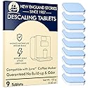 Jura Compatible Descaling Tablets (9-Pack) - Powerful Limescale & Calcium Remover for Coffee Machines | Prevents Clogs, Protects Internal Parts