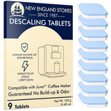 Jura Compatible Descaling Tablets (9-Pack) - Powerful Limescale & Calcium Remover for Coffee Machines | Prevents Clogs, Protects Internal Parts