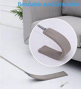 Upgraded Under Appliance Cleaning Gadgets, Microfiber Gap Duster, Skinny Flat Duster with Extendable Pole 26-55 Inches, Suitable for Underneath