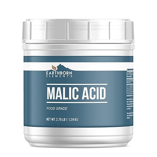 Earthborn Elements Malic Acid Tub, Food, Drinks & Candy (2.75 Pound)