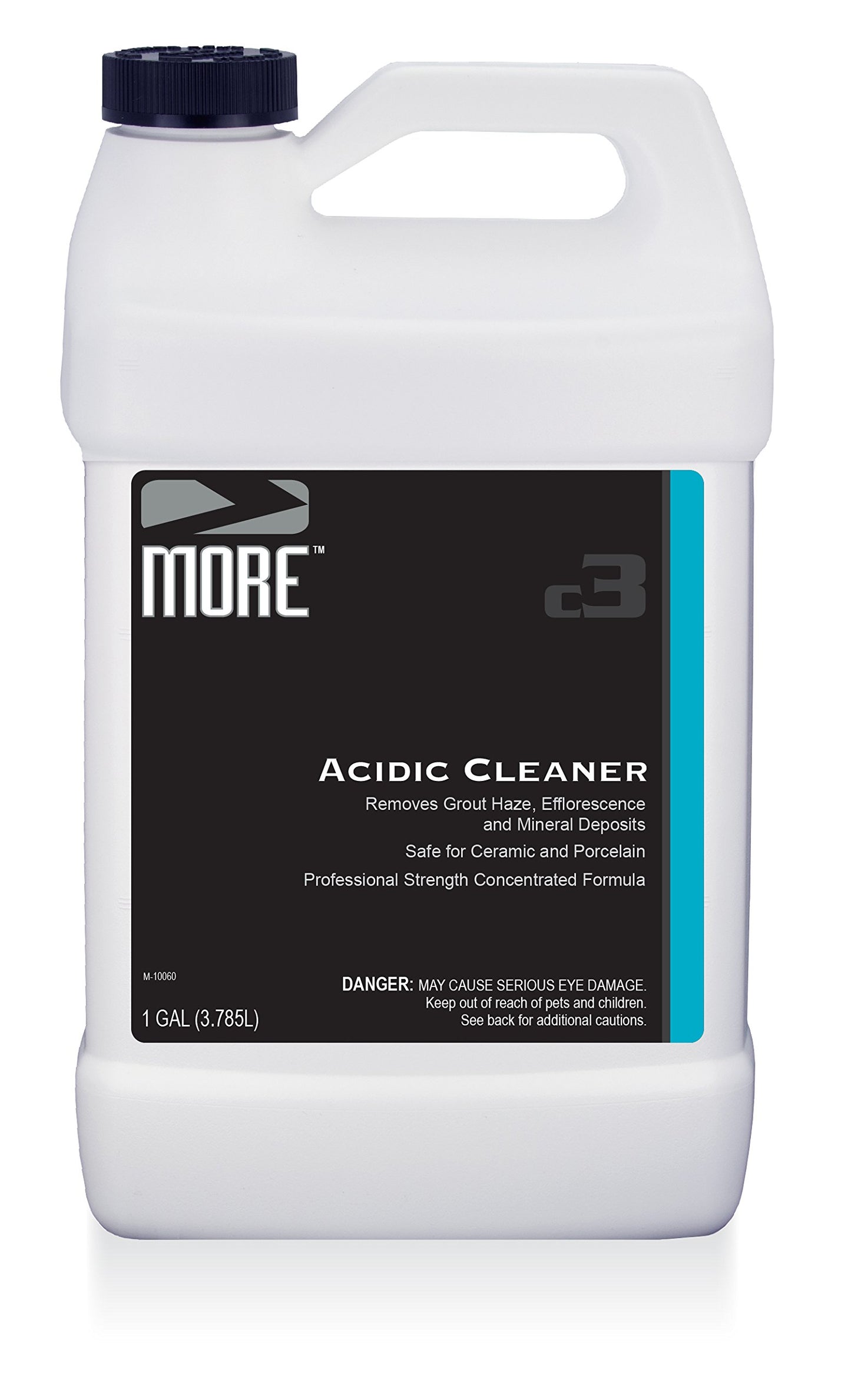 MORE Grout Cleaner for Tile Floors - Acidic Grout Cleaning Solution - Removes Cement-Based Grout Haze, Efflorescence and Mineral Deposits - Gallon