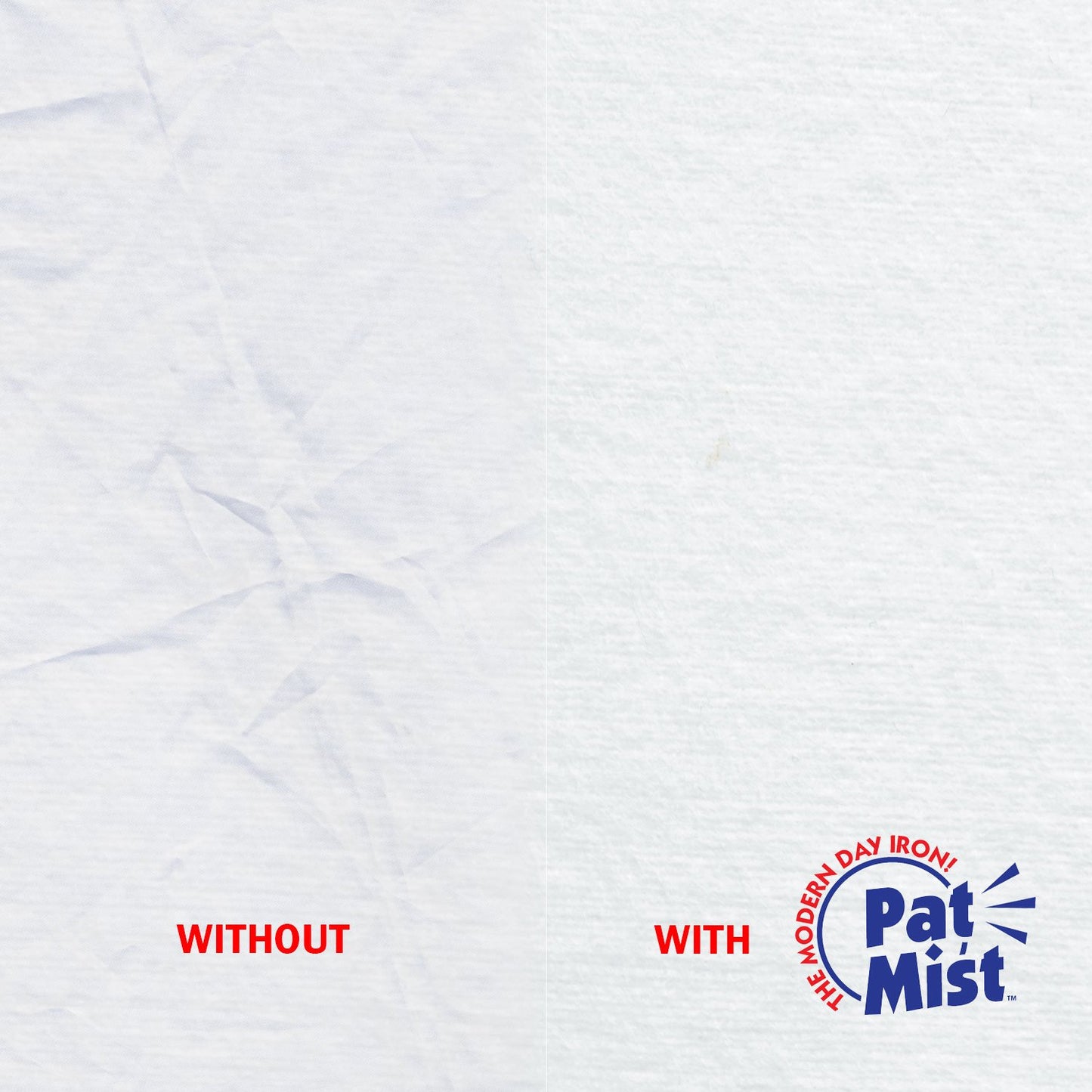 PAT MIST Wrinkle Remover Spray - Fabric Refresher with Fresh Laundry Scent - Odor Remover & Fast Drying Ironing Spray - Mist Nozzle Wrinkle Release