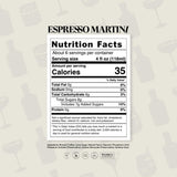 SPIRITLESS Non-Alcoholic Espresso Martini, Pour & Share Cocktail, Made with Real Brewed-Coffee, 700ml Bottle