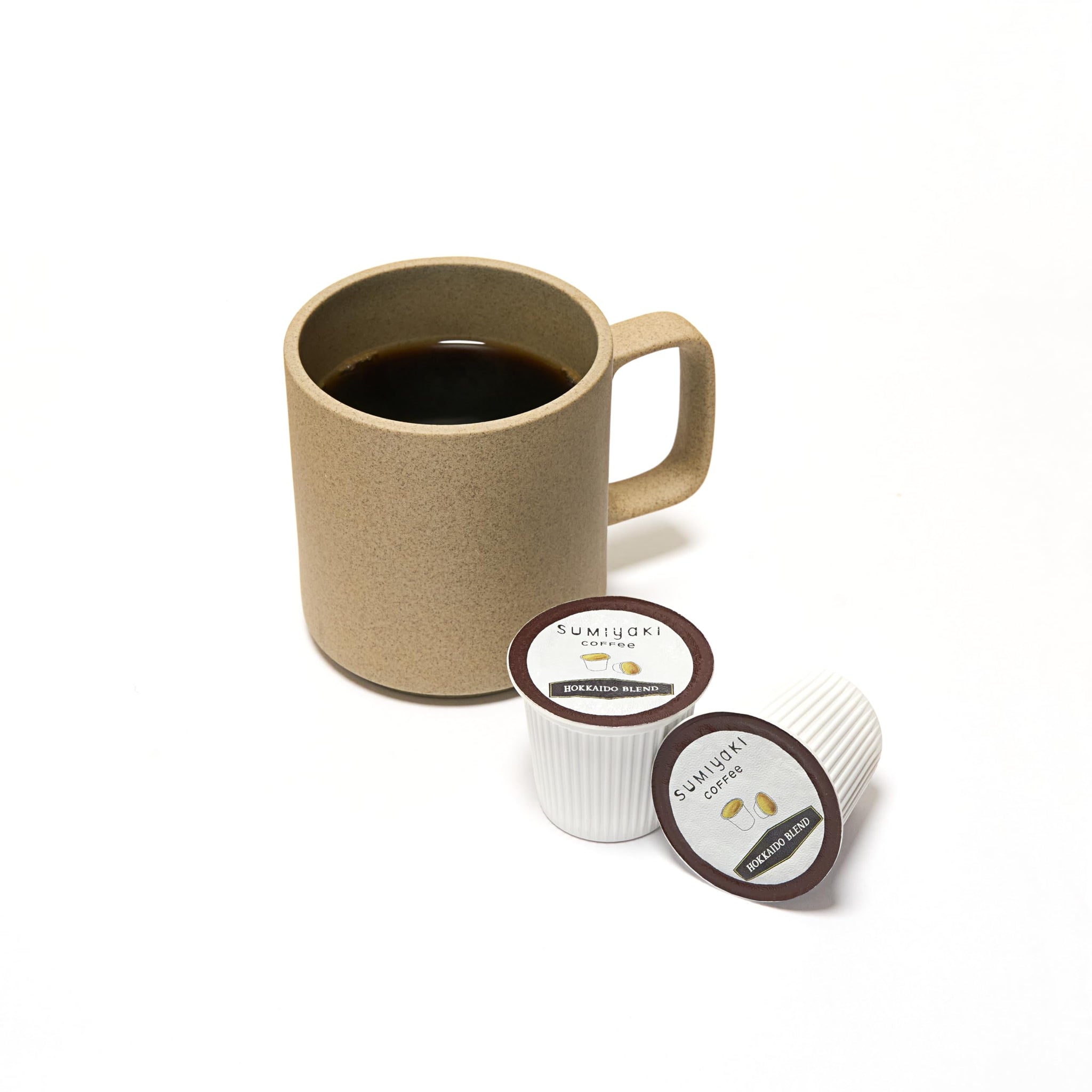 Hokkaido Sumiyaki Blend Coffee K-Cups - Smooth & Balanced, Single Serve Pods, Compatible with Keurig Brewers, 12 Count
