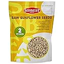 Sunbest Natural Raw Sunflower Seeds, 2 lbs - Unsalted & No Shell - Sunflower Seed Kernels to Eat - For Snacking, Baking & Topping - Road Trip, After