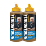 Guy Fieri's Flavortown Carolina BBQ Sauce - Carolina Gold Barbecue Sauce, Gluten-Free Mustard BBQ Sauce, Vinegar Based Sauce - 14 Ounce (Pack of 2)