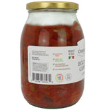 Sicilian Eggplant Caponata, Appetizer, Big Jar 34.5 oz, Sicilian recipe for Antipasto, side dish or pasta with Eggplant, Tomato, Onion, Celery, Olives