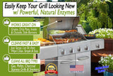 Absolutely Clean IT JUST WORKS GREAT as Grill Cleaner Spray! - Professional Strength, Natural Enzyme Formula - Fast Acting, Fume Free - USA Made (16oz