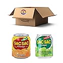 LOTTE SAC SAC Orange Grape COCO Grape Variety Package Best Lunch Box Healthy Drink (2 Combo, set of 4)