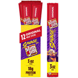 Slim Jim Savage Smoked Meat Sticks, Original Flavor, High Protein, 3.0 oz. (12 Count)