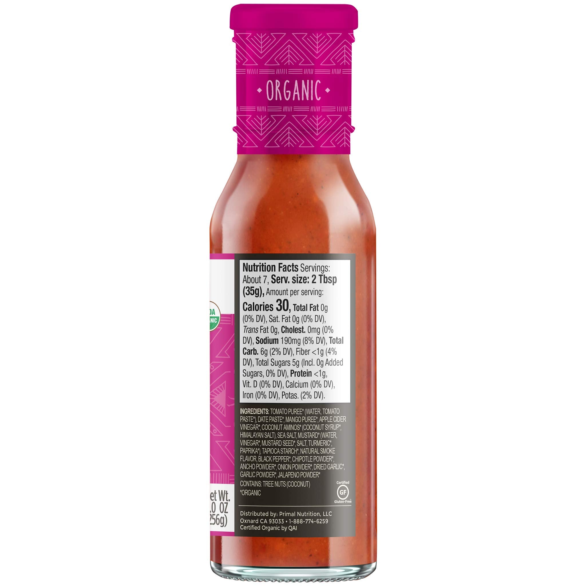 Primal Kitchen Organic BBQ Sauce | Made with Real Ingredients | No Cane Sugar or Corn Syrup | Includes Classic, Mango Jalapeño, Hawaiian BBQ | Pack