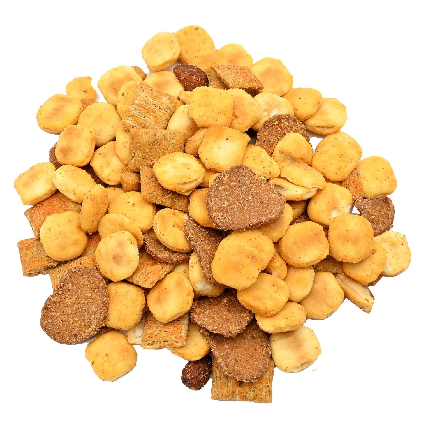 Grab Our Nuts Smoky Ranch Snack Mix 32 Oz Jar - Oyster Crackers, Roasted Peanuts, Whole Wheat Squares, Mini Rye Worcestershire Bagel Chips, Smoke