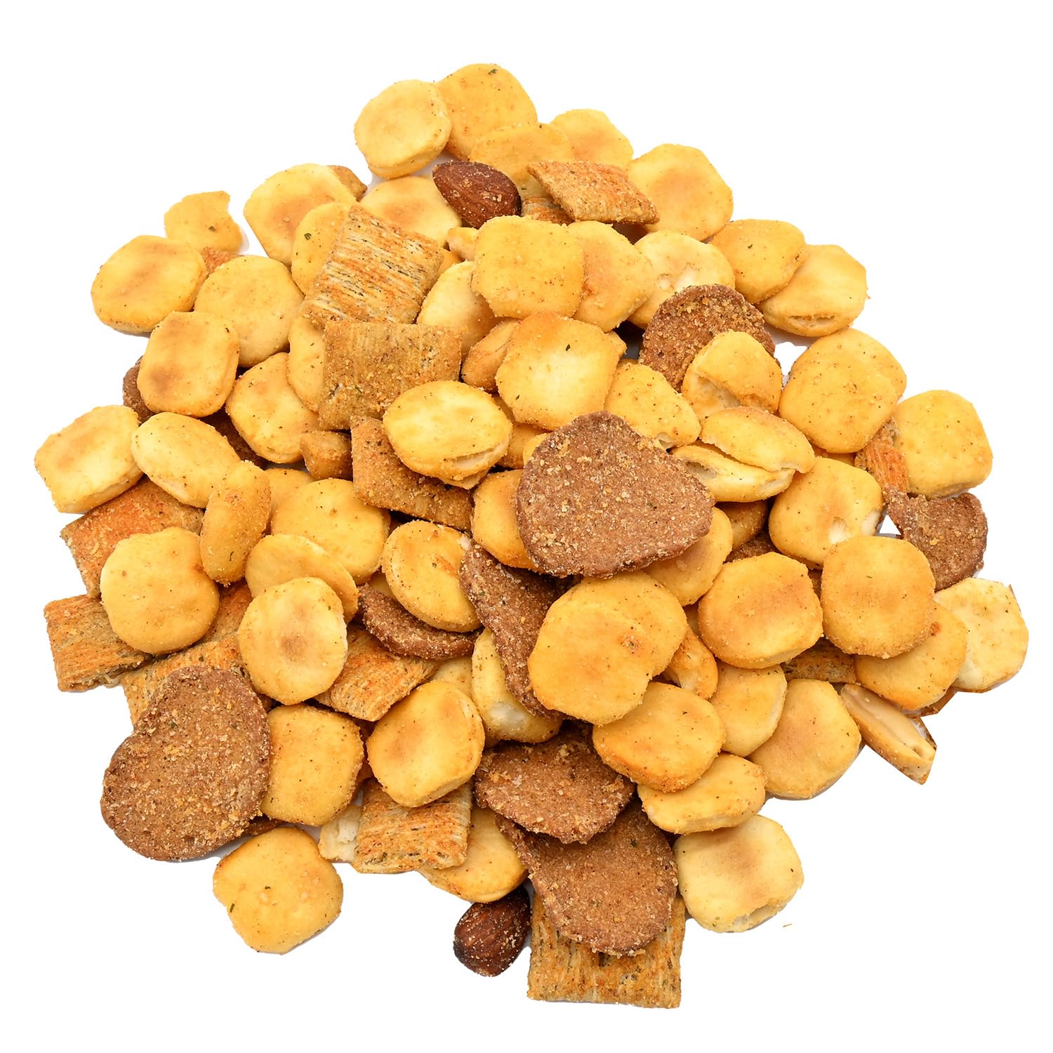 Grab Our Nuts Smoky Ranch Snack Mix 32 Oz Jar - Oyster Crackers, Roasted Peanuts, Whole Wheat Squares, Mini Rye Worcestershire Bagel Chips, Smoke
