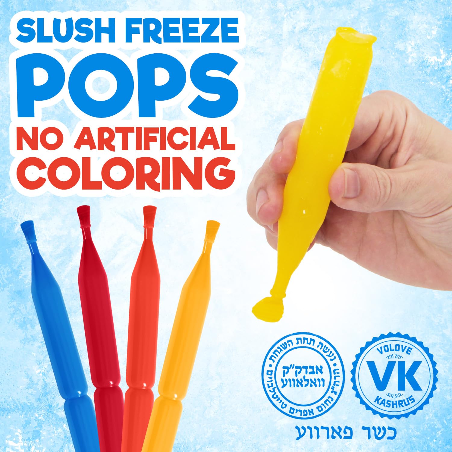 Captain Cool Freeze Pops, Delicious and Refreshing Ice Pops Bulk Variety Pack, Colorful and Fun Popsicles for All Ages, Perfect for Events