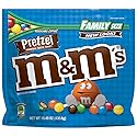 M&M'S Pretzel Chocolate Candy Family Size, 15.4 Ounce