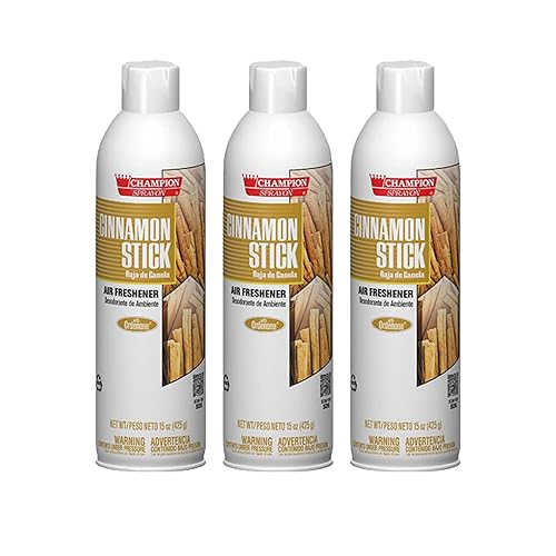 Champion Sprayon air fresheners Cinnamon Stick net 15 oz.. 3 count