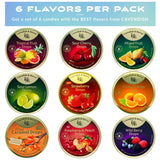 Cavendish and harvey variety flavor hard candy drops sour cherry, wild berry, tropical fruit, sour lemon, raspberry and peach, mixed fruit and other