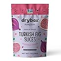 Drybox Freeze Dried Fig Slices | 100% Natural Fruit | Freeze Dried Fig Source | No Sugar & Additives | Healthy Snack & Topping for Beverages or
