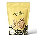 Raw Macadamia Nuts 4 Pounds - Unsalted, Whole Jumbo Size | Healthy Keto & Vegan Snack, High Protein | Resealable Bulk Bag for Baking, Cooking