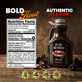 El Yucateco Black Label Reserve Habanero Hot Sauce, Smoky Chile Habanero Flavor, 4 oz Bottles (Half Gallon)