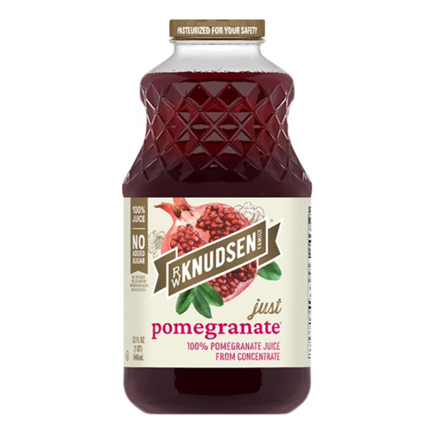 R.W. Knudsen Just Pomegranate Juice, 32 fl oz (Pack of 1)