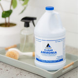 CPDI Clear Ammonia Cleaner Liquid, 1 Gallon, Multipurpose, Multi-Surface Cleaning Solution Removes Grease, Hard Water Stains, and Odors, Kitchen