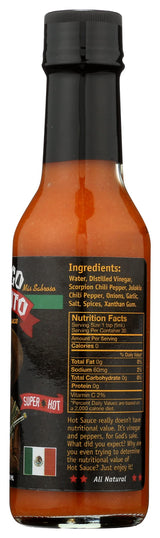 Gringo Bandito Super Hot Sauce, 5 FZ