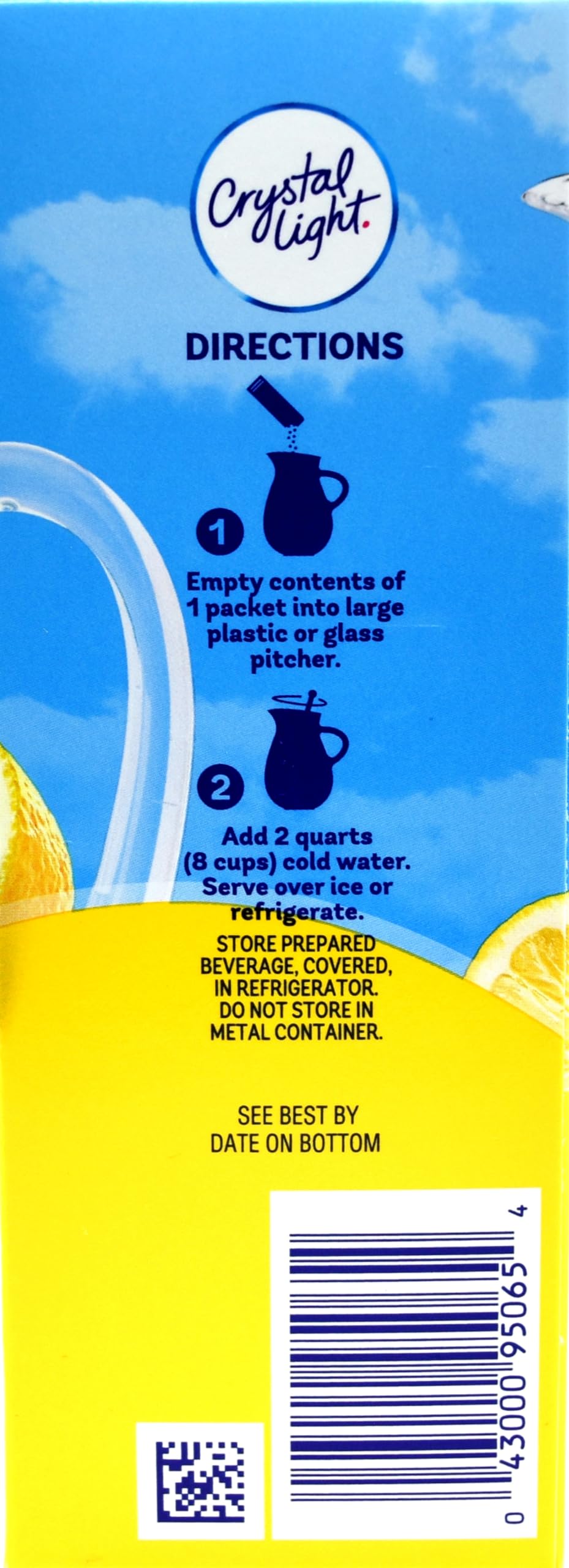 Crystal Light Lemonade Drink Mix, 12-Quart Box (Pack of 18)