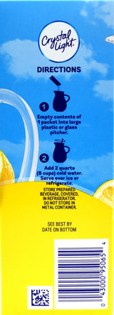 Crystal Light Lemonade Drink Mix, 12-Quart Box (Pack of 18)