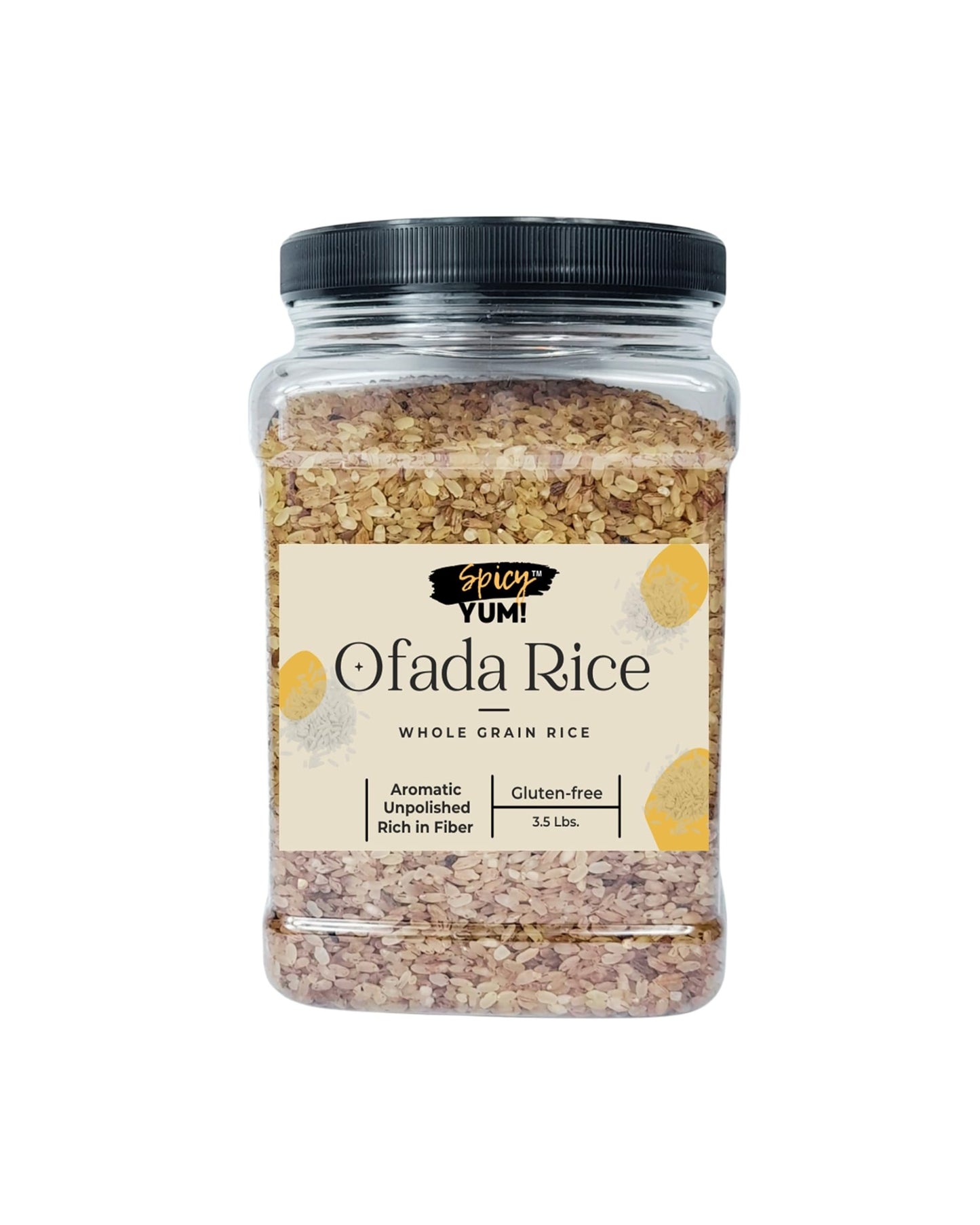 Spicy Yum! Aromatic Ofada Rice - (3.5 lbs. (56oz.))
