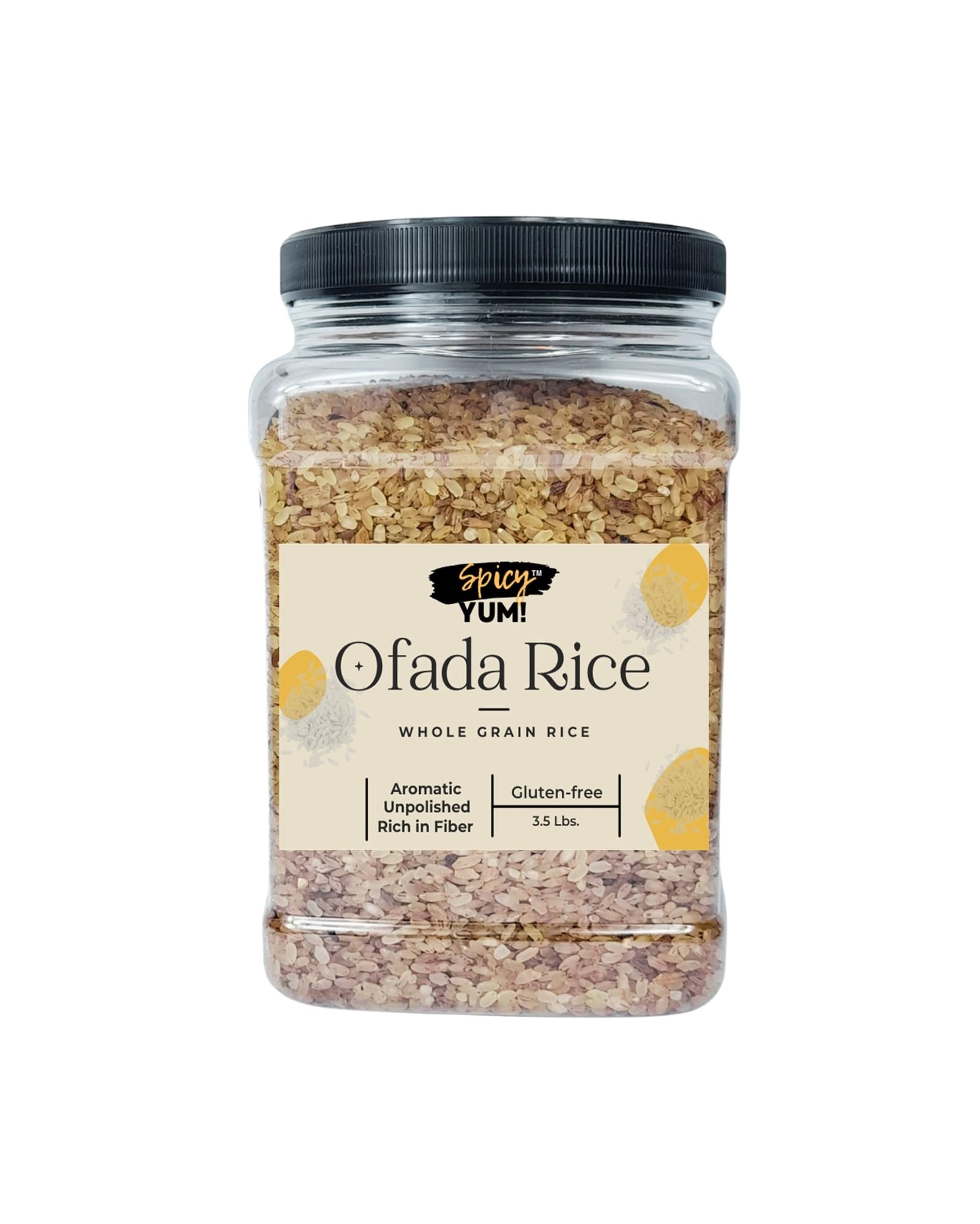 Spicy Yum! Aromatic Ofada Rice - (3.5 lbs. (56oz.))