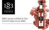 1883 Maple Syrup for Drinks, Made in France, 1 Liter Glass Bottle