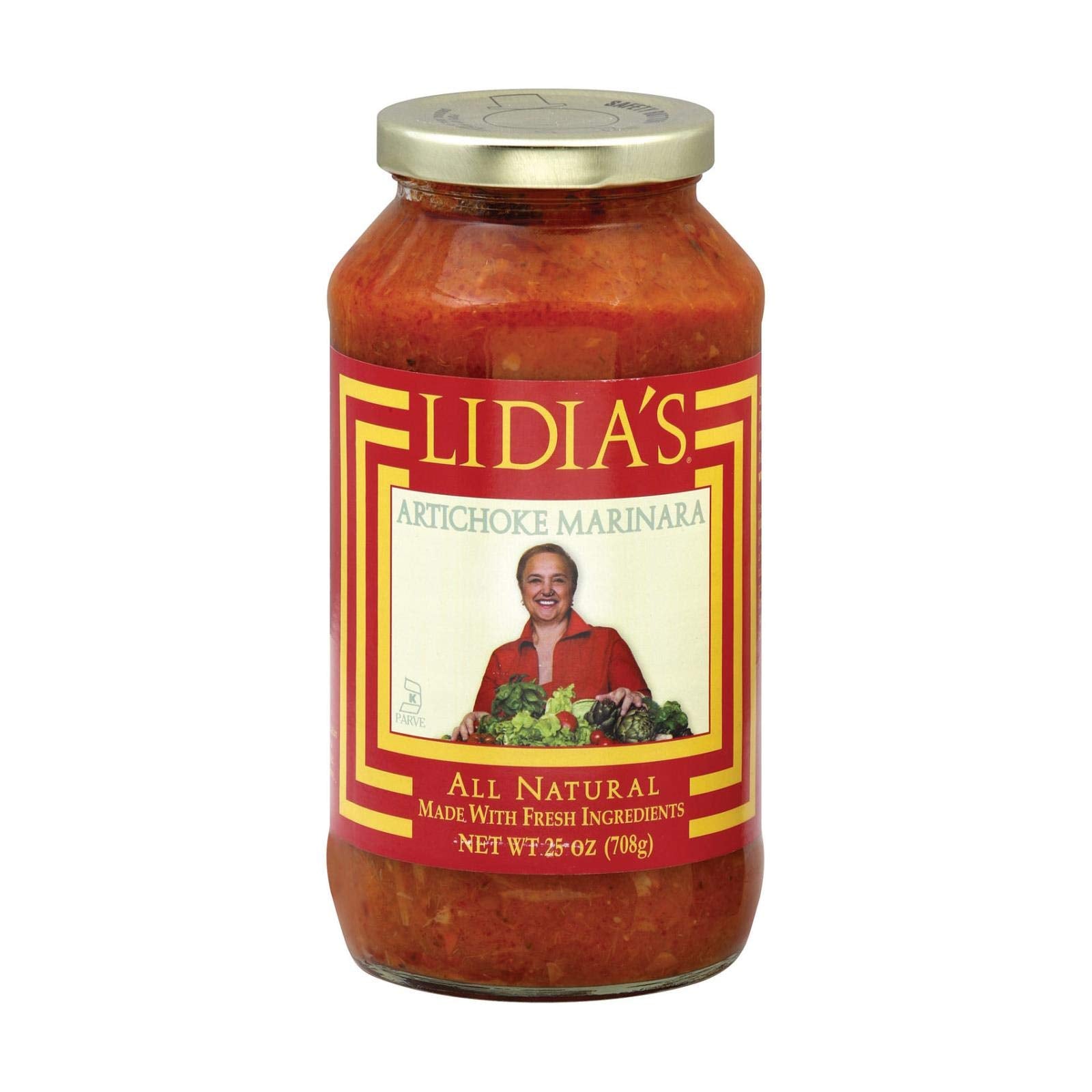 Lidia?s Marinara Artichoke Pasta Sauce 25 Ounces (Case of 6)