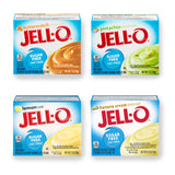 Jello Sugar Free Pudding Mix Instant - Dessert Flavor Variety Pack (8 Flavors) - Fat Free, Sugar Free Jello Pudding Mix & Pie Filling - Includes