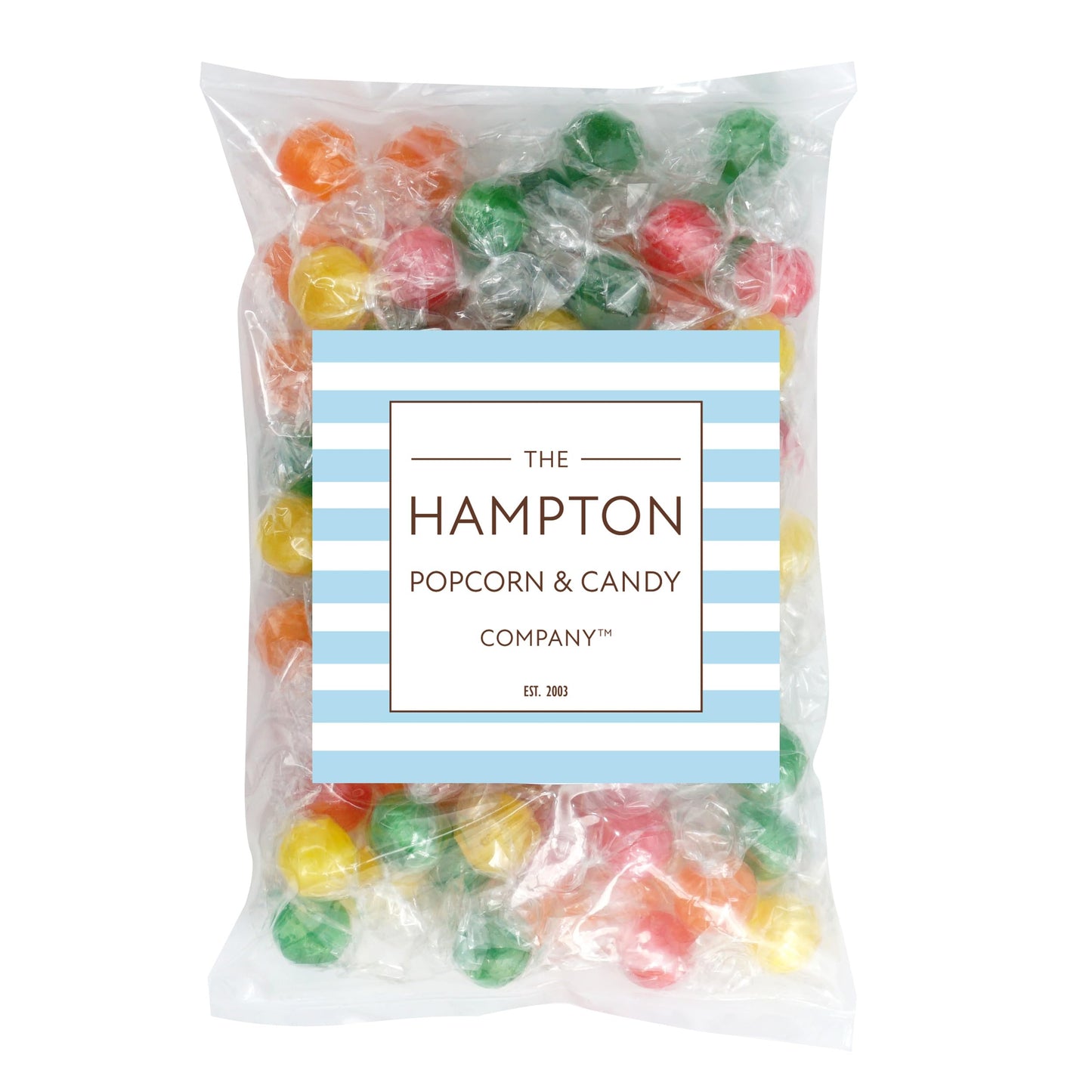 Assorted Sour Candy Balls, 1 Pound Bulk Candy (Approx. 75 pcs.), Individually Wrapped Old Fashioned Hard Candy, Fruit Balls Candy