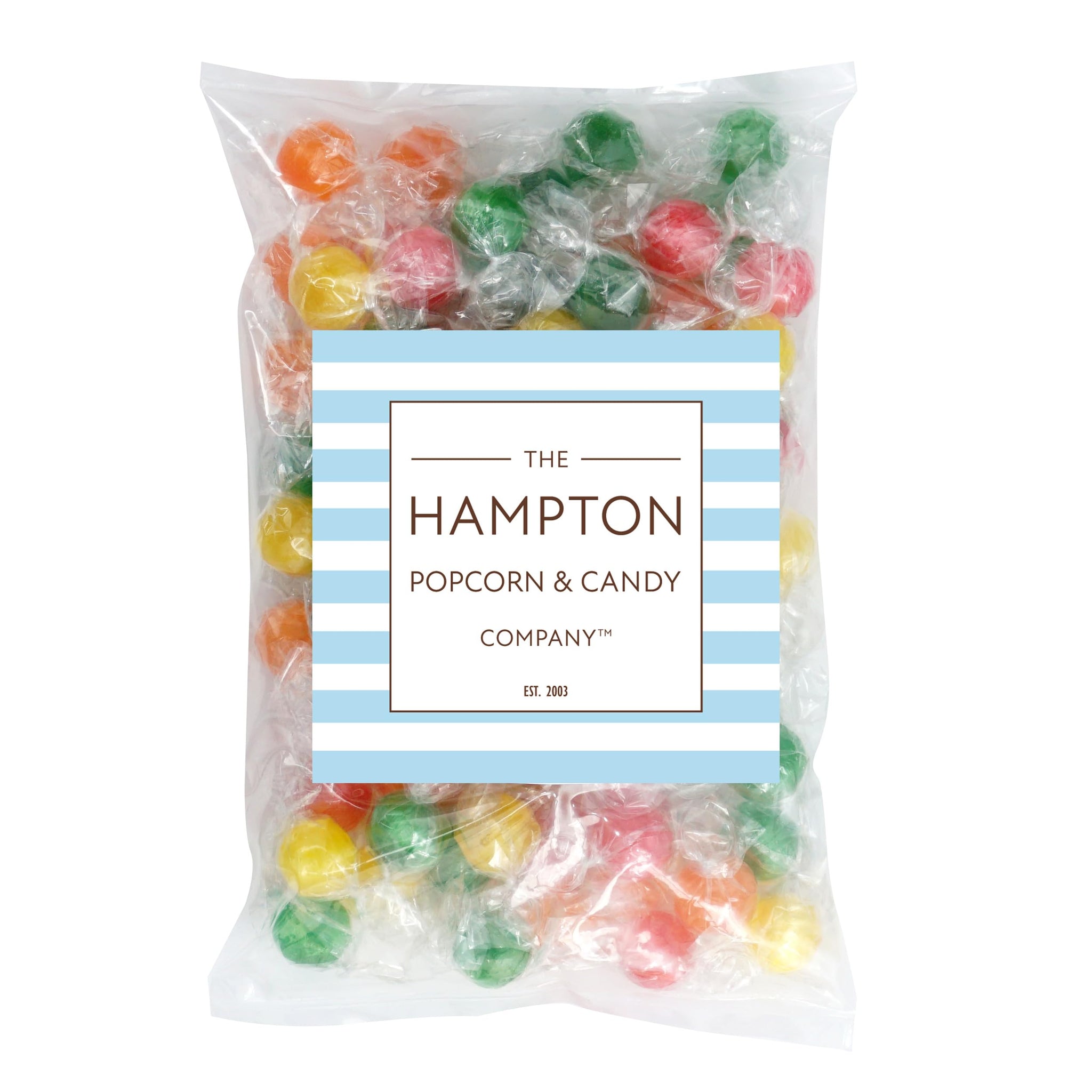 Assorted Sour Candy Balls, 1 Pound Bulk Candy (Approx. 75 pcs.), Individually Wrapped Old Fashioned Hard Candy, Fruit Balls Candy