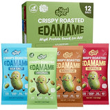 Healspot Edamame Beans 11g High Protein Snacks, Crunchy, Low Carb|High Fiber|NON-GMO|Reduced Sodium Snacks Roaseted Edamame, Healthy Snacks for adults