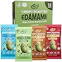 Healspot Edamame Beans 11g High Protein Snacks, Crunchy, Low Carb|High Fiber|NON-GMO|Reduced Sodium Snacks Roaseted Edamame, Healthy Snacks for adults