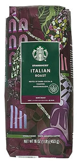 Starbucks Italian Roast Coffee Whole Bean 16 Ounce