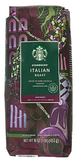 Starbucks Italian Roast Coffee Whole Bean 16 Ounce