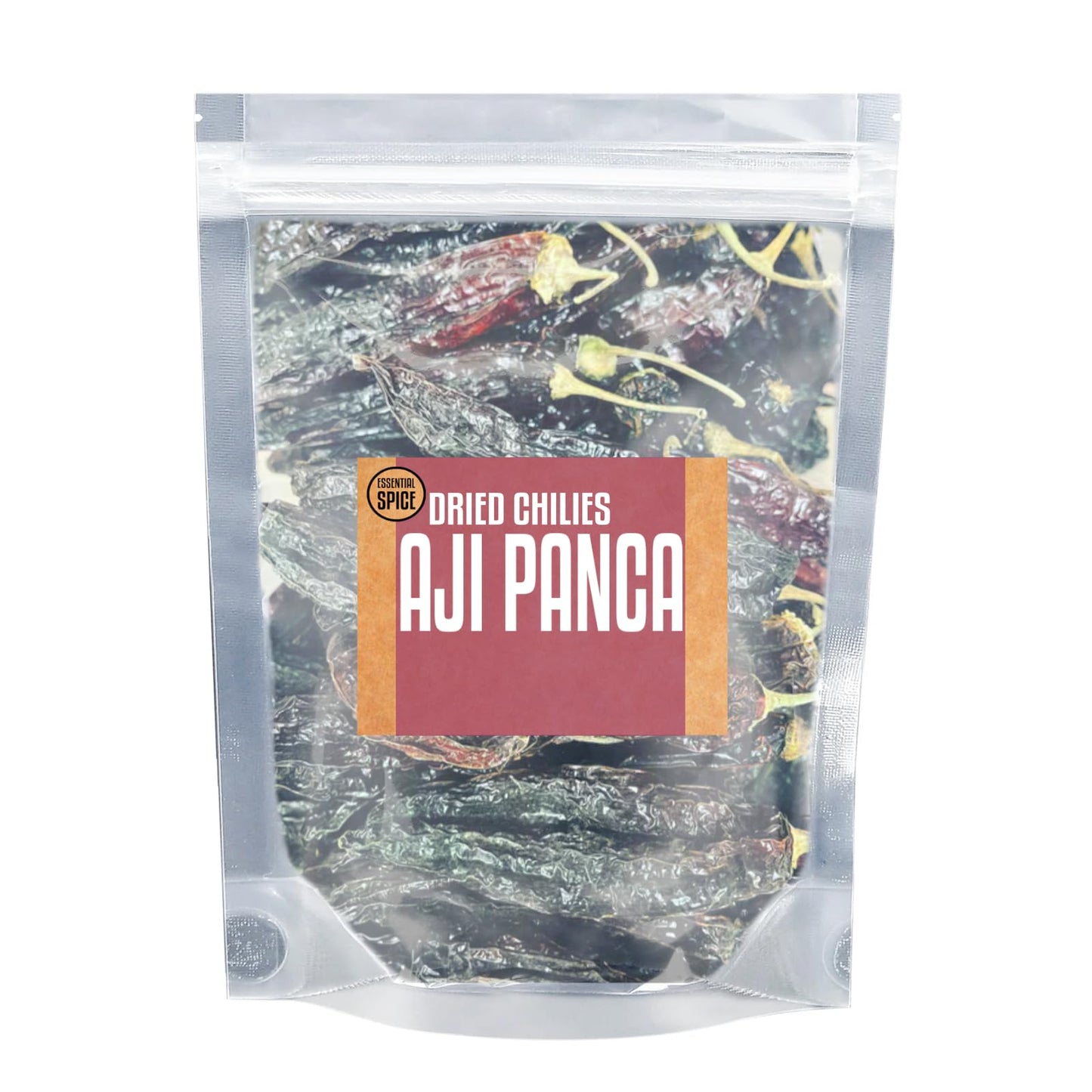 Essential Spice Dried Aji Panca Chilies - Mild Heat with Deep Fruity, Smoky Flavor - Whole Dried Peruvian Chilies for Stews, Sauces, Marinades
