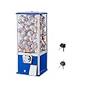VEVOR Gumball Machine for Kids, 25" Height Home Vending Machine, PS Bouncy Balls Dispenser, Hold 230 Capsule Toys, Rectangle Bubble Gum Machine