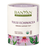 Banyan Botanicals Tulsi Echinacea Tea - Organic Immune Support with Turmeric & Rosehip - Caffeine Free Tea for Healthy Immune Function* - 2 oz
