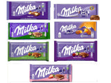 Milkaa European Chocolate Bars Variety Pack of 10 Bars (May be duplicates)